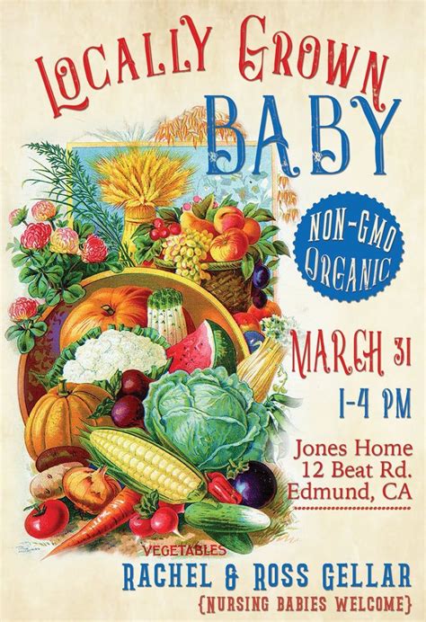 farmers market baby shower invitations|Farmers Market Baby Shower Invitations & Invitation .